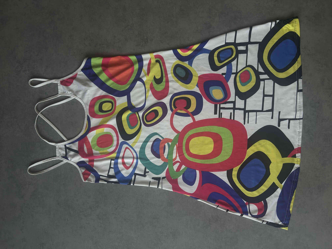 Colorful patterned dress